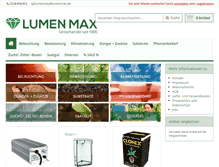Tablet Screenshot of lumenmax.de